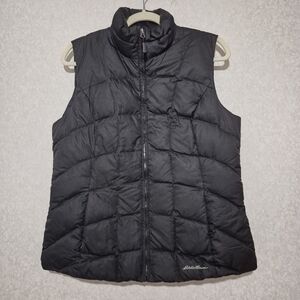 EDDIE BAUER Black Puffer Vest...SIZE:M